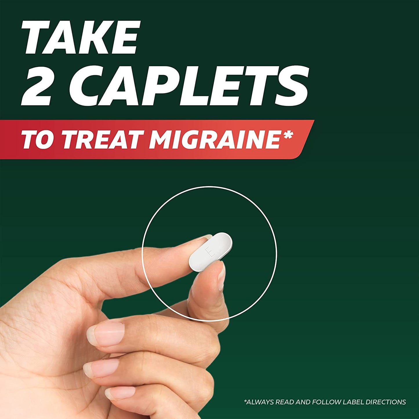 Excedrin Migraine Relief Caplets to Alleviate Migraine Symptoms 24 count - 2Pk